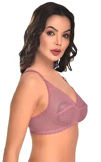 Stylish Fancy Net Solid Bras For Women Pack Of 1-thumb1