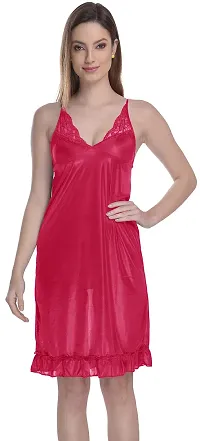 Madam Satin Nighty | Hot Dress for Honeymoon | First Night Anniversary for Women | Sexy Night Dress | Nighty for Women