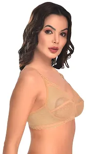 Stylish Fancy Net Solid Bras For Women Pack Of 1-thumb1