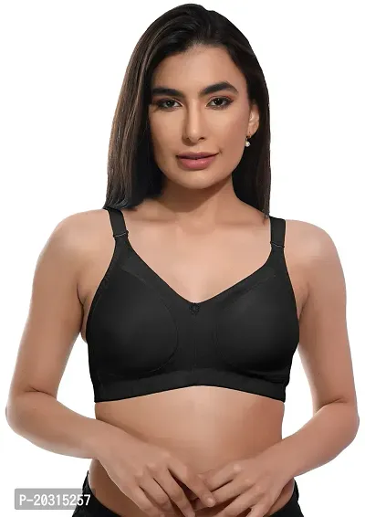 Stylish Fancy Cotton Blend Solid Bras For Women Pack Of 1