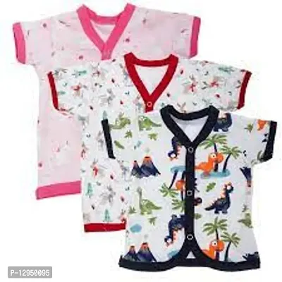 Stylish Fancy Cotton Shirts For Kids Pack Of 3