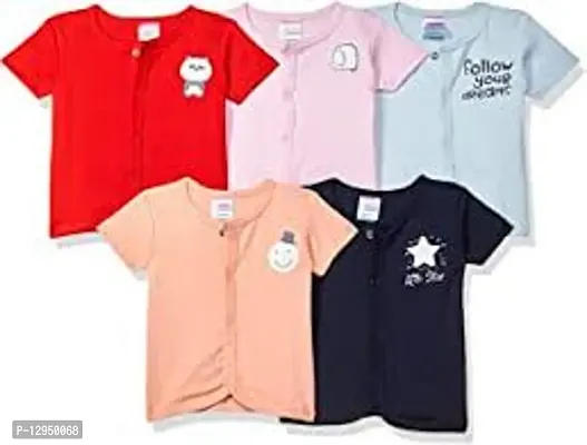 Stylish Fancy Cotton Shirts For Kids Pack Of 5-thumb0