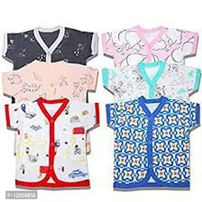 Stylish Fancy Cotton Shirts For Kids Pack Of 6-thumb0