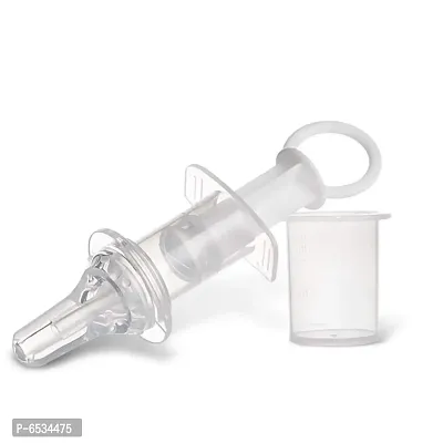 Daily Fest Babys Multipurpose BPA-Free Syringe 2-Way Dispenser Medicine Dropper Pacifier (1x Syringe Feeder)