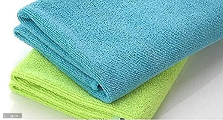 Daily Fest Microfiber Cleaning Cloth 340 GSM (Set of 2, Multicolor)