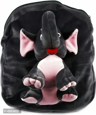 Daily Fest  CUTE ELEPHANT SOFT TOY BAG FOR KIDS - 14 INCHES School Bag-thumb0