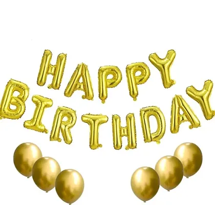 Happy Birthday Balloons Foil Letters with Confetti Latex for Kids Party Decoration16 Happy Birthday Balloons Foil Letters Balloons with Confetti Latex Balloons for Kids Birthday Party Decoration Gold