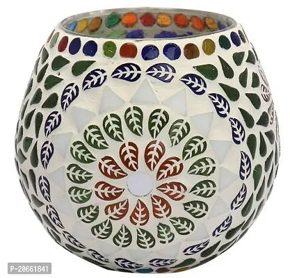 Bombay Aesthetics Handmade Mosaic Turkish Votive Tealight candle holder-thumb0