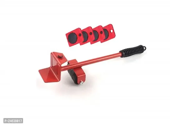 Divviks Furniture Shifting Tool/Heavy Weight Lifting Tool and Mover Tool Set Easy Furniture Shifting Tool Set/Furniture Lifter (Red)-thumb0