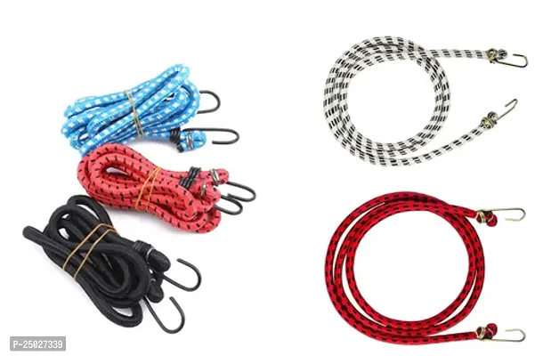 Buy Divviks - High Strength Stretchable Elastic Rope/Bungee Cord for  Hanging Clothes, Tying Behind Bikes (3 Feet, Pack of 5) Online In India At  Discounted Prices