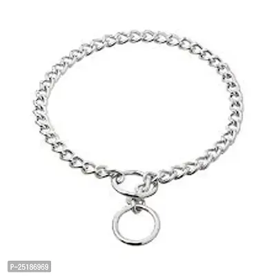 Divviks Stainless Steel Dog Chain Heavy Weight with  both Corner Rings for Dogs and Multipurpose Use (Length - 4 Feet)-thumb0