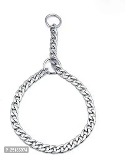 Divviks Steel Dog Chain with both Corner Rings for Small  Medium Dogs Length - 5 Feet-thumb0