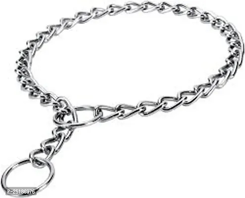 Divviks Stainless Steel Dog Chain Heavy Weight with both Corner Rings for Dogs and Multipurpose Use (Length - 5 Feet)-thumb0