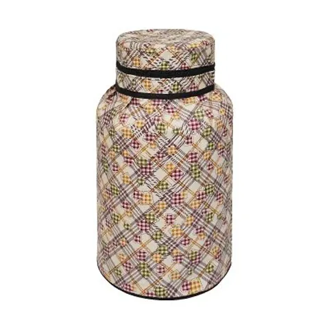 Lithara LPG PVC Gas Cylinder Cover (25 * 21 Inches), Multicolour