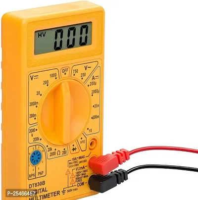 Divviks  Digital Multimeter, Multipurpose Electric meter Yellow Pack of 1-thumb0