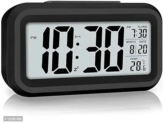 Alarm Clock Digital Backlight Battery Operated Alarm Table Clock with Automatic Sensor-thumb0