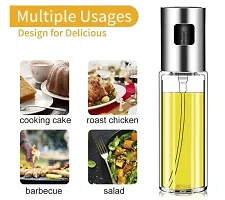 Oil Spray Bottle for Cooking, Refillable Glass Vinegar/Oil Spray Bottle 100 Ml-thumb1