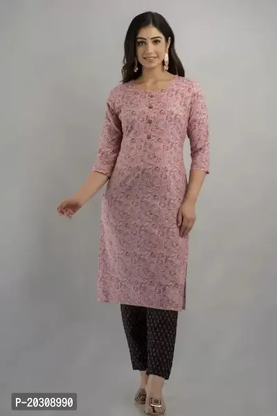 Women Pure Cotton Kurta and Pant Set