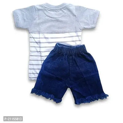 Kid clothing set for boys (2-3 Years, Grey)-thumb2