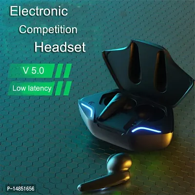 TWS GAMING + LISTNING DUAL MODE EARBUDS BLACK Bluetooth Headset-thumb0