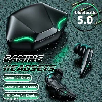 TWS GAMING + LISTNING DUAL MODE EARBUDS BLACK Bluetooth Headset-thumb0