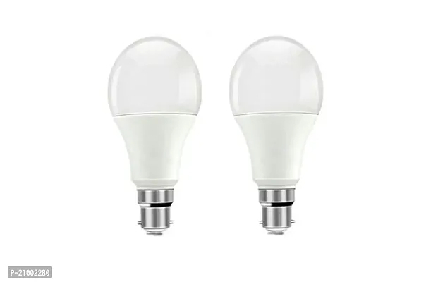 LED Bulb with inbuilt Heatsink Plate, B22 Type Holder, Directly Run  - Pack of 2