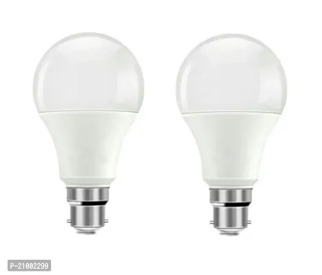 LED Bulb with inbuilt Heatsink Plate, B22 Type Holder, Directly Run  - Pack of 2