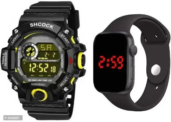 Stylish Digital Watches For Girls- 2 Pieces