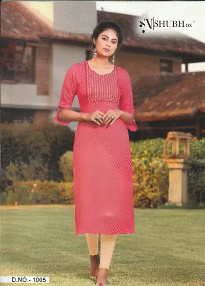 LIFE STYLE RAYON KURTI 