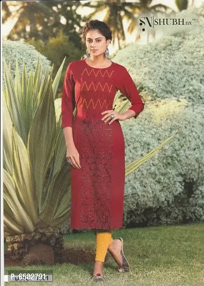 LIFE STYLE RAYON KURTI