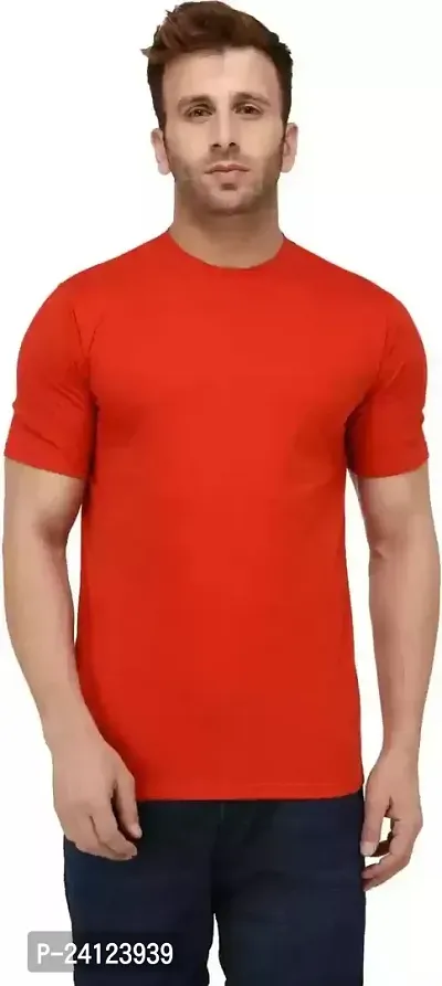 Stylish Men Cotton Round Neck Tees-thumb0