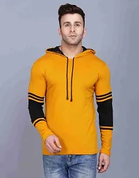 Classic Cotton Solid Hoodies For Men-thumb3