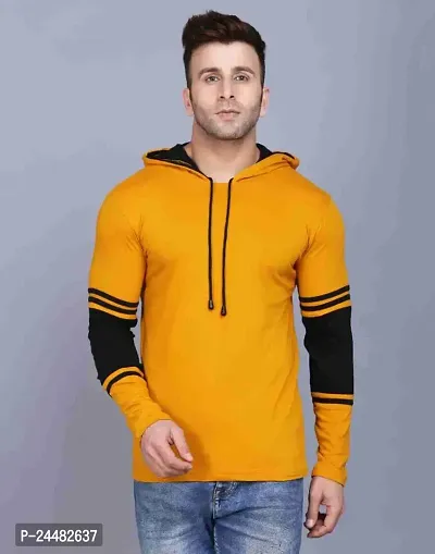 Classic Cotton Solid Hoodies For Men-thumb4