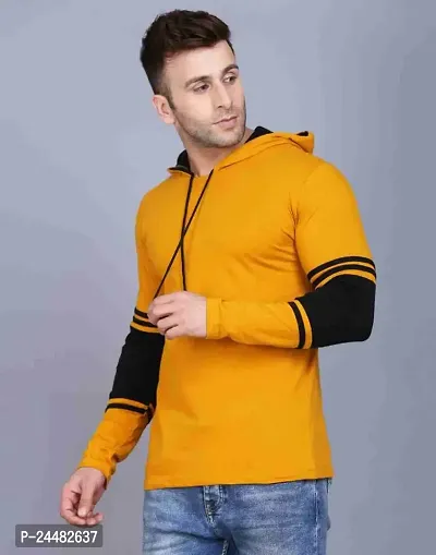 Classic Cotton Solid Hoodies For Men-thumb5