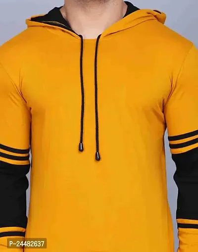 Classic Cotton Solid Hoodies For Men-thumb2