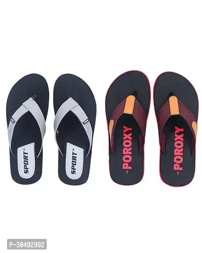 Stylish Comfortable  Slippers for Men Pack of 2