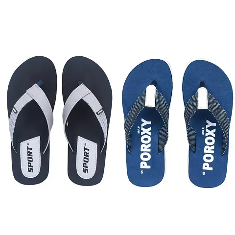 Trendy Comfortable  Slippers for Men Pack of 2