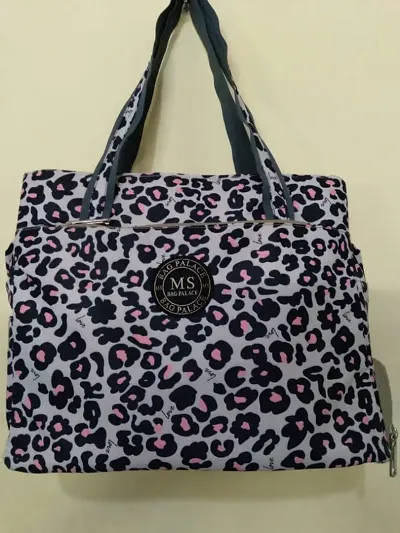 Stylish Printed Polyester Waterproof Ladies Handbags
