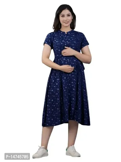 Fancy Rayon Maternity Kurti for Women-thumb0