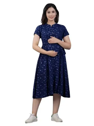 Fancy Rayon Maternity Kurti for Women