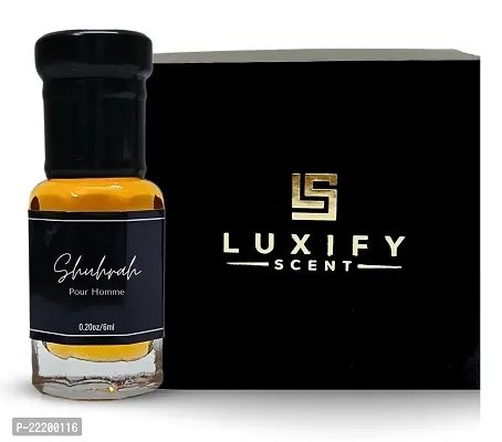 LUXIFY SCENT Shuhrah Perfume Attar | Designer Fragrance | Alcohol Free | 24+ Hours Lasting | 6ml (Pack of 1)