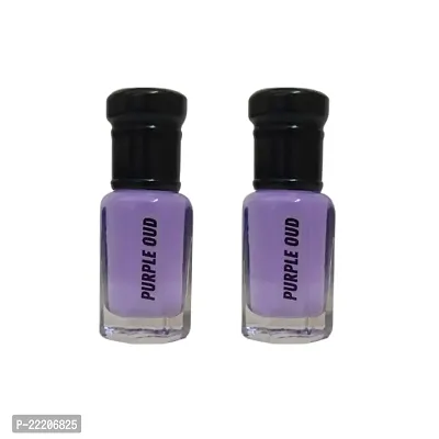LUXIFY SCENT Purple Oud Attar roll on with 24hour+ lasting,(pack of 2)