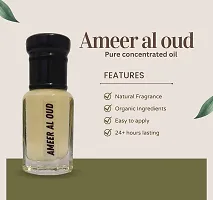 luxify scent Ameer Al Oud Intense Oud Attar |100% concentrated oil |Free from alcohol |Handcrafted with ancient technique |24hr+ lasting | For both men  women-thumb1