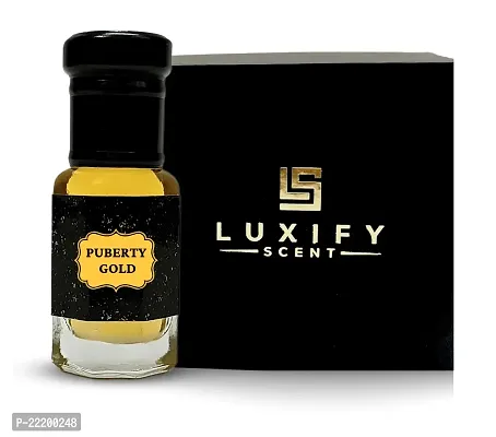 LUXIFY SCENT Puberty Gold Attar | Smoky Sweet Note | Mysterious Blend | Alcohol Free | 6ml