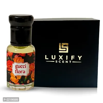 LUXIFY SCENT Gucci Flora Perfume Attar | 100% Concentrated Free from Alcohol | Luxury Gift Packaging | 24+ Hours Lasting