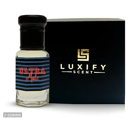 LUXIFY SCENT Ultra Male Attar | Perfect Date Night Fragrance | 24+ Hours Lasting | Luxurious Gift Pack | Alcohol Free | 6ml (Pack of 1)