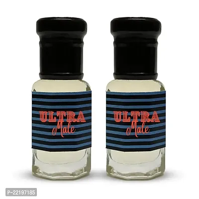 LUXIFY SCENT Ultra Male Attar | Luxury Date Night Fragrance | 24+ Hours Lasting | Alcohol Free | 6ml (Pack of 2)-thumb0