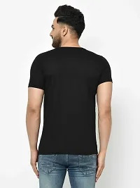 Elegant Cotton Printed Round Neck Tees For Men(Pack Of 2)-thumb2