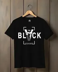 Reliable Black Polyester Printed T-Shirt For Men Pack Of 2-thumb1