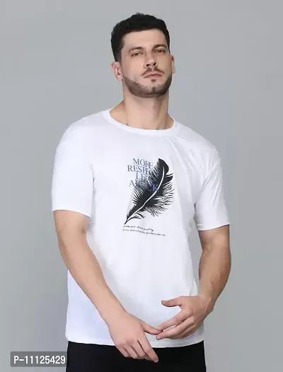 Men Printed Half Sleeeves Casual T shirt pack Of  1